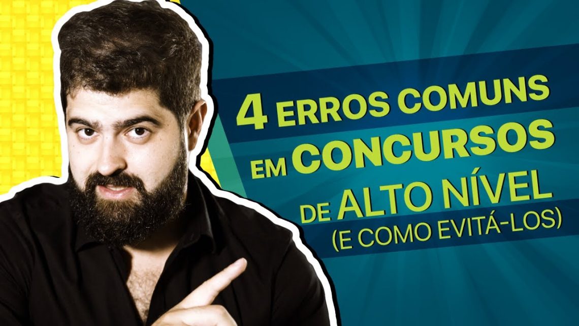 4 erros comuns em concursos de alto nível e como corrigi-los – Case Diplomacia  | Fernando Mesquita