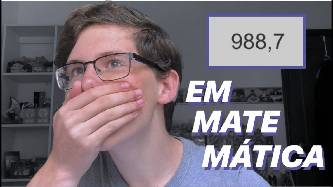 COMO EU TIREI 988,7 EM MATEMÁTICA NO ENEM | Lucas Felpi